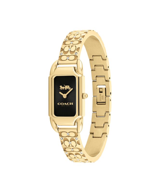 COACH Ladies' Gold Tone Stainless Steel Cadie Watch 14504250 image number null